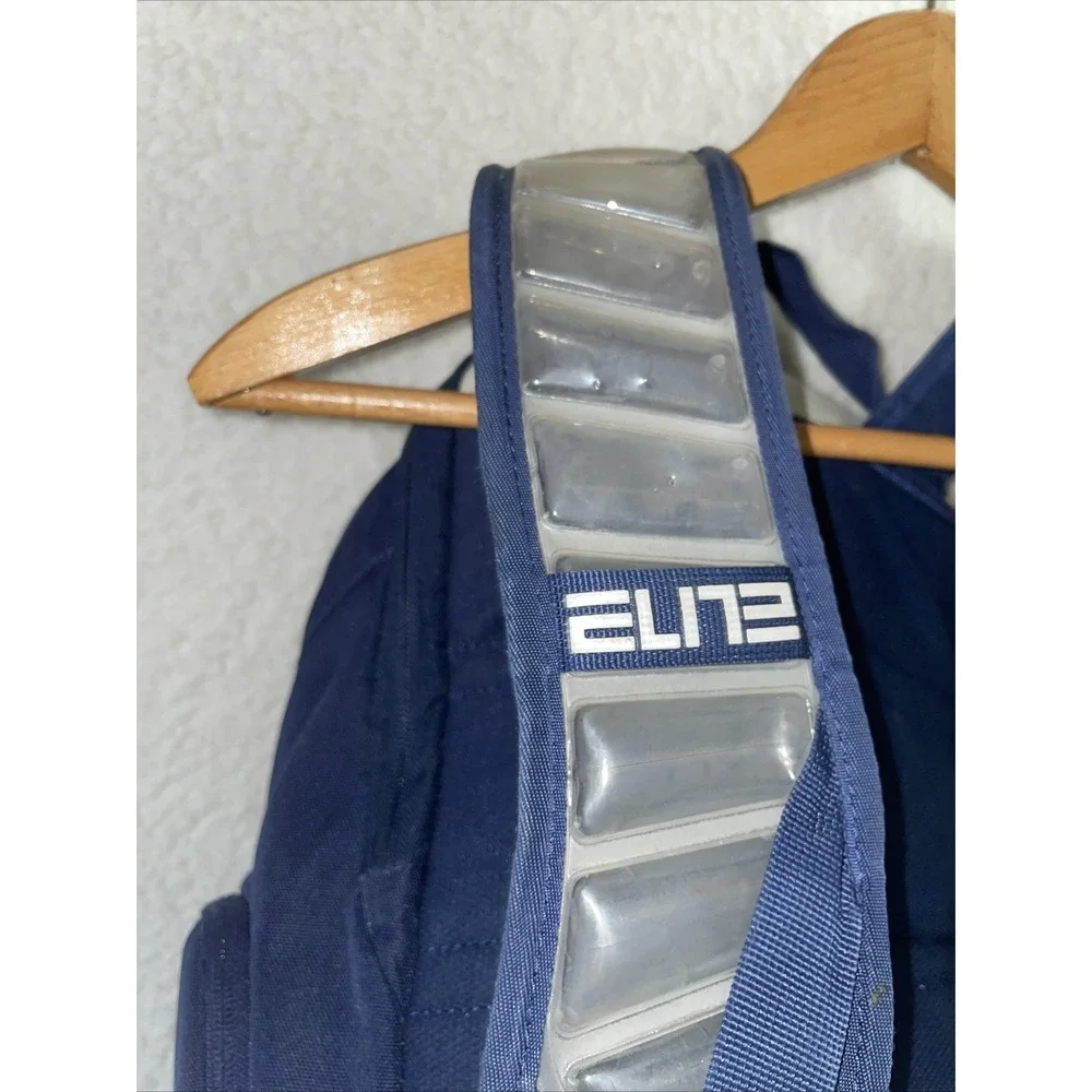 Nike Elite Pro 32L Basketball Backpack - Navy Blue/White